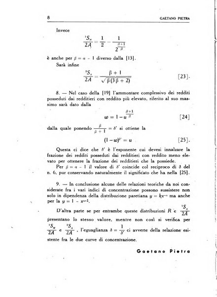 Statistica edita, sotto gli auspici delle Università di Bologna, Padova e Palermo, dalla Scuola di Perfezionamento in discipline corporative dell'Università di Ferrara