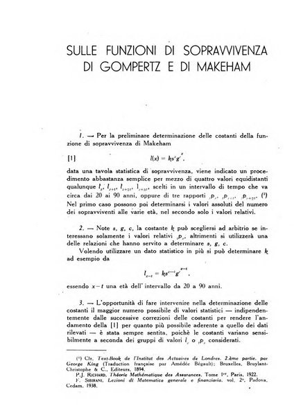 Statistica edita, sotto gli auspici delle Università di Bologna, Padova e Palermo, dalla Scuola di Perfezionamento in discipline corporative dell'Università di Ferrara