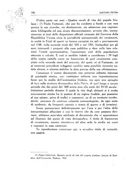 Statistica edita, sotto gli auspici delle Università di Bologna, Padova e Palermo, dalla Scuola di Perfezionamento in discipline corporative dell'Università di Ferrara