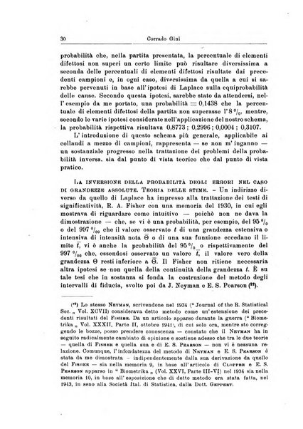 Statistica edita, sotto gli auspici delle Università di Bologna, Padova e Palermo, dalla Scuola di Perfezionamento in discipline corporative dell'Università di Ferrara