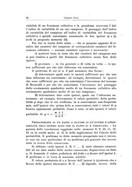 Statistica edita, sotto gli auspici delle Università di Bologna, Padova e Palermo, dalla Scuola di Perfezionamento in discipline corporative dell'Università di Ferrara