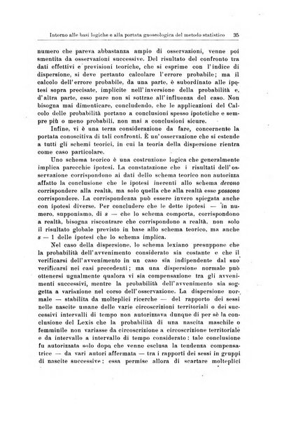 Statistica edita, sotto gli auspici delle Università di Bologna, Padova e Palermo, dalla Scuola di Perfezionamento in discipline corporative dell'Università di Ferrara