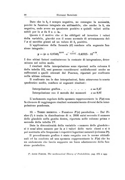 Statistica edita, sotto gli auspici delle Università di Bologna, Padova e Palermo, dalla Scuola di Perfezionamento in discipline corporative dell'Università di Ferrara