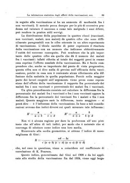 Statistica edita, sotto gli auspici delle Università di Bologna, Padova e Palermo, dalla Scuola di Perfezionamento in discipline corporative dell'Università di Ferrara