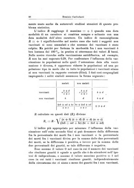 Statistica edita, sotto gli auspici delle Università di Bologna, Padova e Palermo, dalla Scuola di Perfezionamento in discipline corporative dell'Università di Ferrara