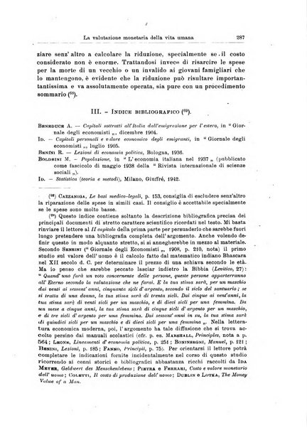 Statistica edita, sotto gli auspici delle Università di Bologna, Padova e Palermo, dalla Scuola di Perfezionamento in discipline corporative dell'Università di Ferrara