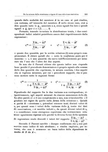 Statistica edita, sotto gli auspici delle Università di Bologna, Padova e Palermo, dalla Scuola di Perfezionamento in discipline corporative dell'Università di Ferrara