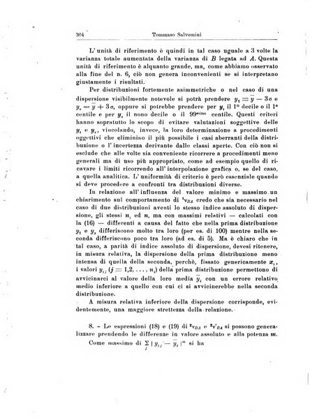 Statistica edita, sotto gli auspici delle Università di Bologna, Padova e Palermo, dalla Scuola di Perfezionamento in discipline corporative dell'Università di Ferrara