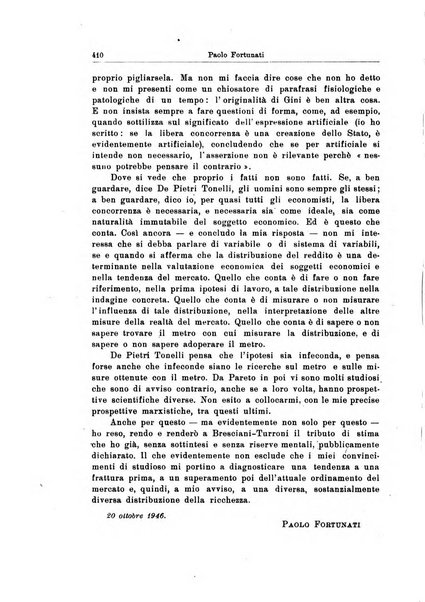 Statistica edita, sotto gli auspici delle Università di Bologna, Padova e Palermo, dalla Scuola di Perfezionamento in discipline corporative dell'Università di Ferrara