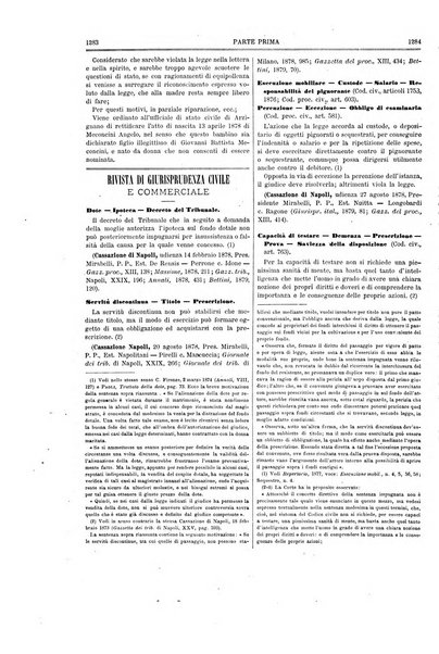 Il foro italiano raccolta generale di giurisprudenza civile, commerciale, penale, amministrativa