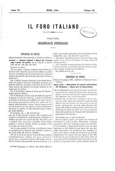 Il foro italiano raccolta generale di giurisprudenza civile, commerciale, penale, amministrativa