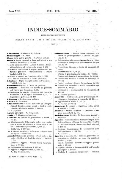 Il foro italiano raccolta generale di giurisprudenza civile, commerciale, penale, amministrativa