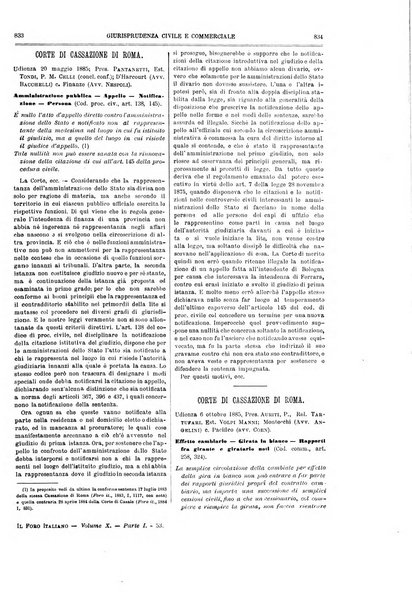 Il foro italiano raccolta generale di giurisprudenza civile, commerciale, penale, amministrativa