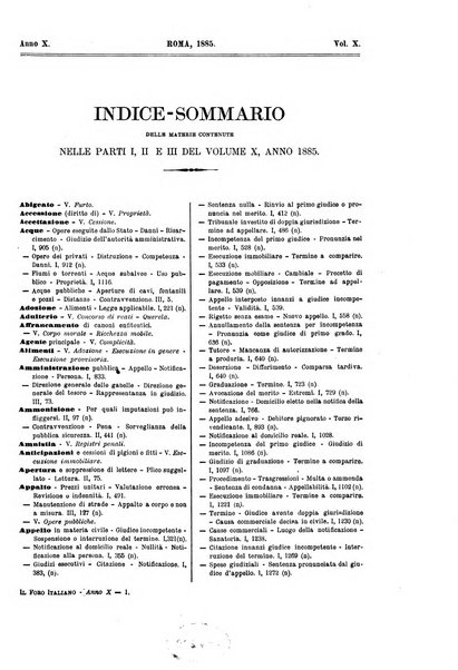 Il foro italiano raccolta generale di giurisprudenza civile, commerciale, penale, amministrativa