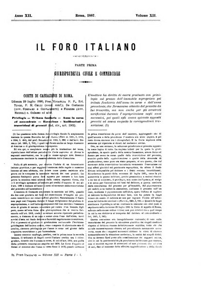 Il foro italiano raccolta generale di giurisprudenza civile, commerciale, penale, amministrativa