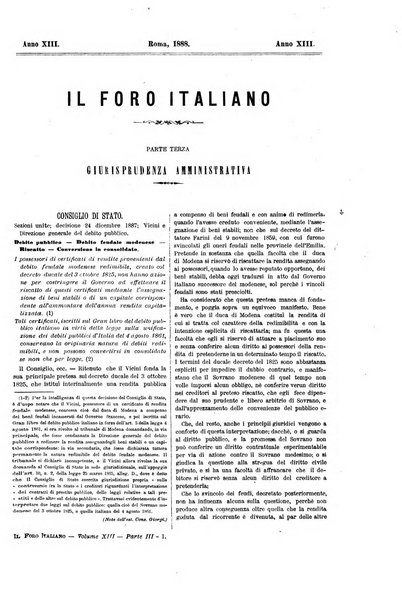 Il foro italiano raccolta generale di giurisprudenza civile, commerciale, penale, amministrativa