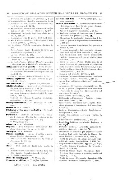 Il foro italiano raccolta generale di giurisprudenza civile, commerciale, penale, amministrativa