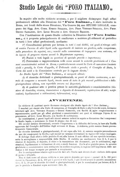 Il foro italiano raccolta generale di giurisprudenza civile, commerciale, penale, amministrativa