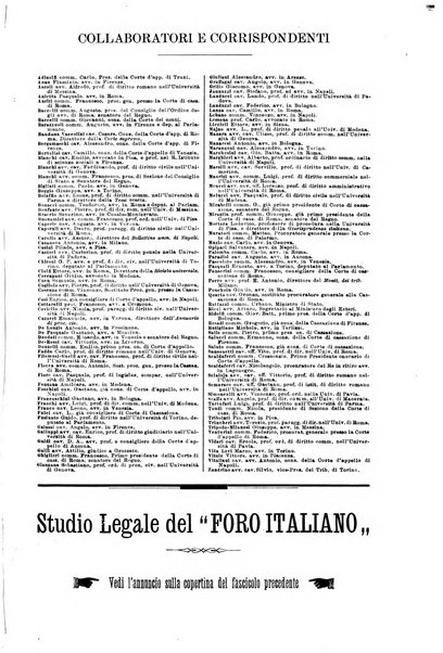 Il foro italiano raccolta generale di giurisprudenza civile, commerciale, penale, amministrativa