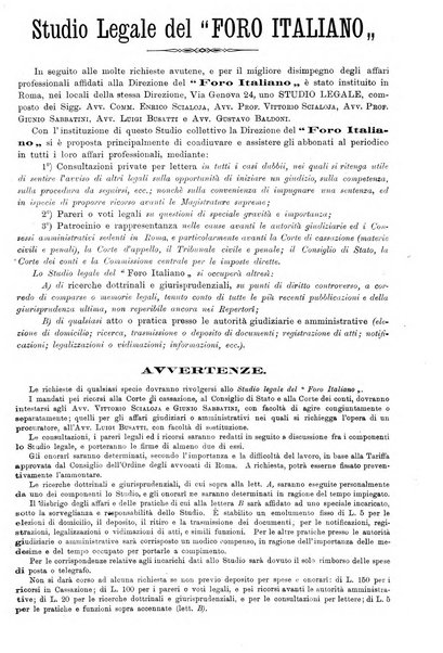 Il foro italiano raccolta generale di giurisprudenza civile, commerciale, penale, amministrativa