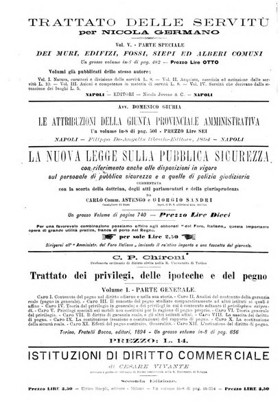 Il foro italiano raccolta generale di giurisprudenza civile, commerciale, penale, amministrativa