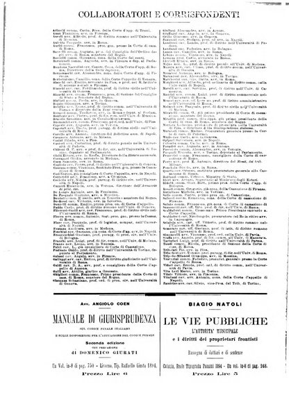 Il foro italiano raccolta generale di giurisprudenza civile, commerciale, penale, amministrativa