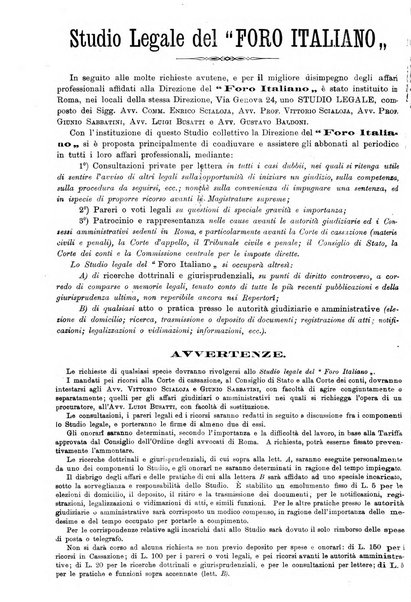 Il foro italiano raccolta generale di giurisprudenza civile, commerciale, penale, amministrativa