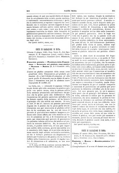 Il foro italiano raccolta generale di giurisprudenza civile, commerciale, penale, amministrativa