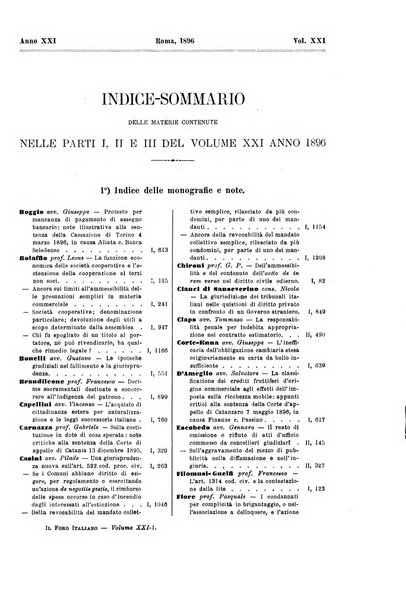 Il foro italiano raccolta generale di giurisprudenza civile, commerciale, penale, amministrativa