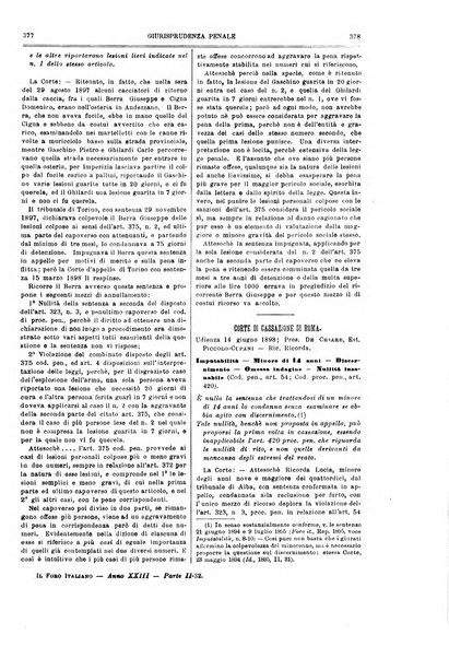 Il foro italiano raccolta generale di giurisprudenza civile, commerciale, penale, amministrativa