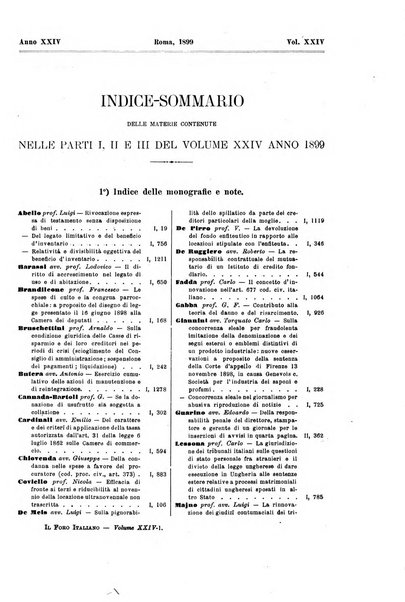 Il foro italiano raccolta generale di giurisprudenza civile, commerciale, penale, amministrativa