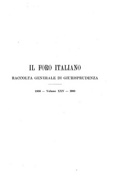 Il foro italiano raccolta generale di giurisprudenza civile, commerciale, penale, amministrativa