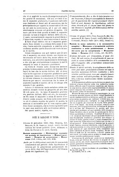 Il foro italiano raccolta generale di giurisprudenza civile, commerciale, penale, amministrativa