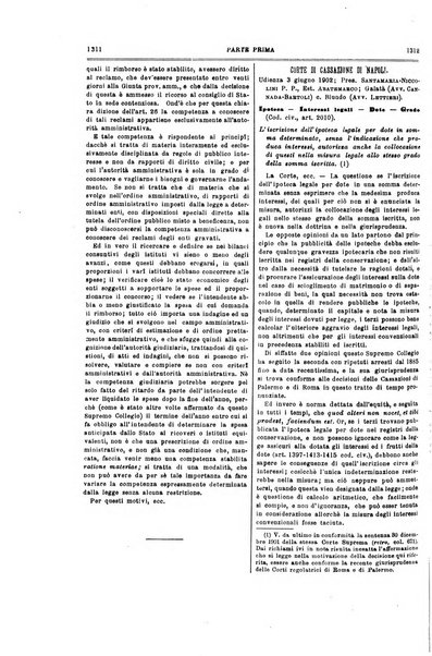 Il foro italiano raccolta generale di giurisprudenza civile, commerciale, penale, amministrativa