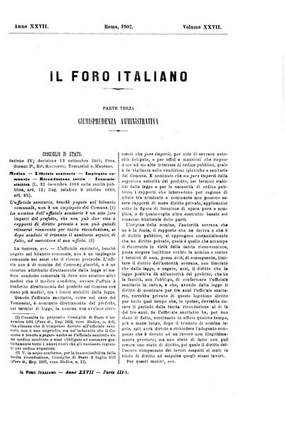 Il foro italiano raccolta generale di giurisprudenza civile, commerciale, penale, amministrativa