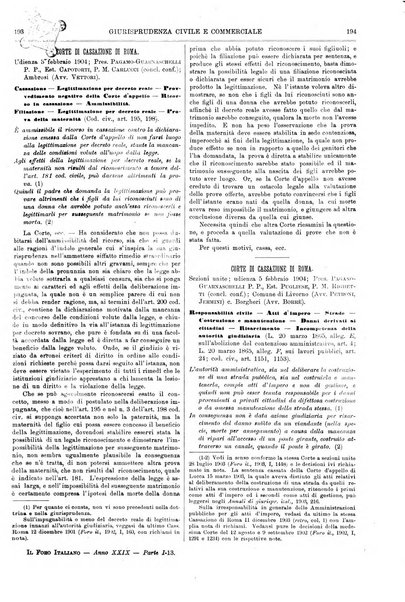 Il foro italiano raccolta generale di giurisprudenza civile, commerciale, penale, amministrativa