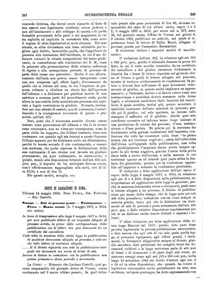 Il foro italiano raccolta generale di giurisprudenza civile, commerciale, penale, amministrativa