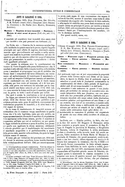 Il foro italiano raccolta generale di giurisprudenza civile, commerciale, penale, amministrativa