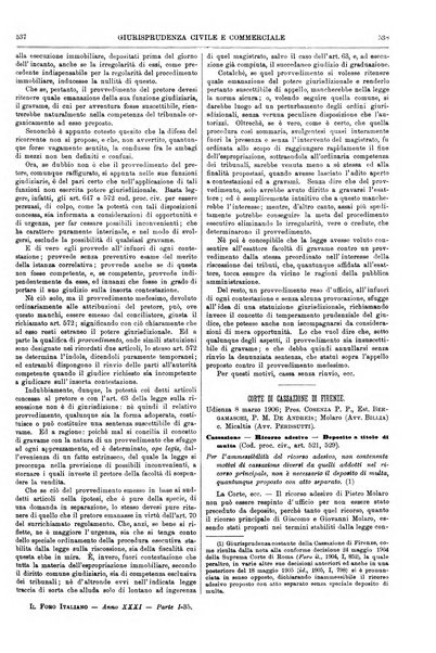 Il foro italiano raccolta generale di giurisprudenza civile, commerciale, penale, amministrativa