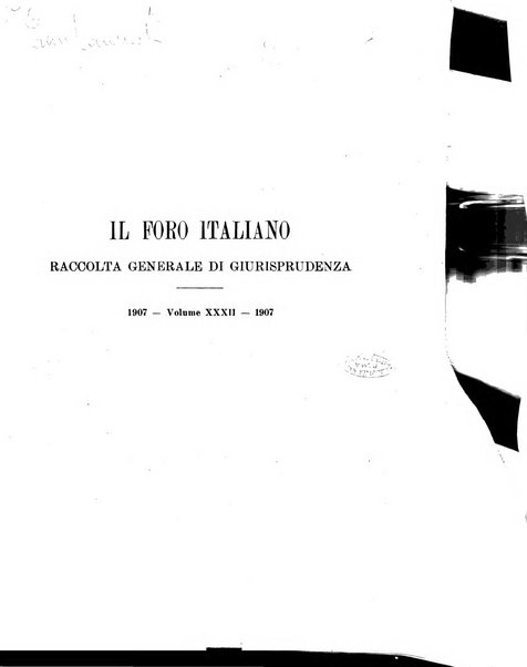 Il foro italiano raccolta generale di giurisprudenza civile, commerciale, penale, amministrativa