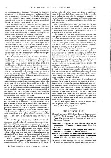 Il foro italiano raccolta generale di giurisprudenza civile, commerciale, penale, amministrativa