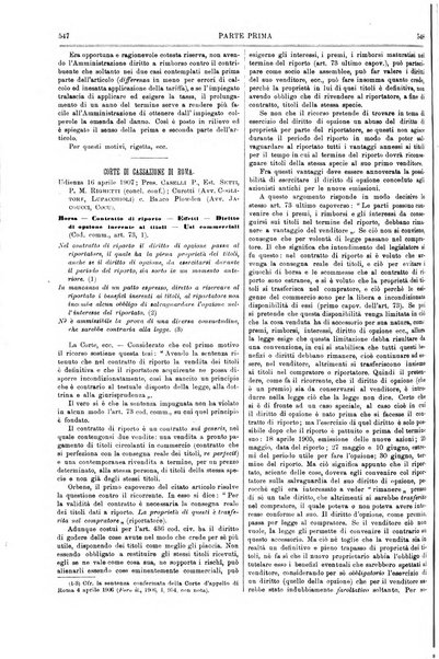 Il foro italiano raccolta generale di giurisprudenza civile, commerciale, penale, amministrativa