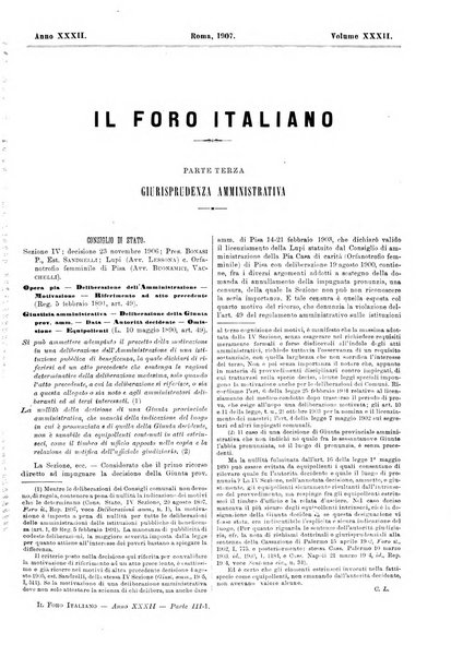 Il foro italiano raccolta generale di giurisprudenza civile, commerciale, penale, amministrativa