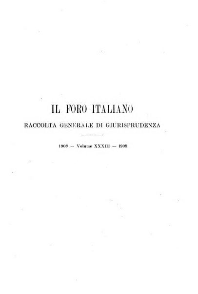 Il foro italiano raccolta generale di giurisprudenza civile, commerciale, penale, amministrativa