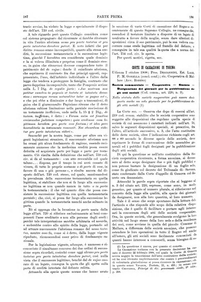 Il foro italiano raccolta generale di giurisprudenza civile, commerciale, penale, amministrativa