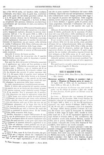 Il foro italiano raccolta generale di giurisprudenza civile, commerciale, penale, amministrativa