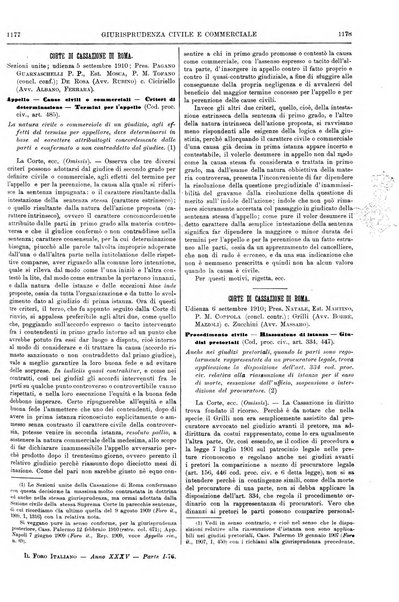 Il foro italiano raccolta generale di giurisprudenza civile, commerciale, penale, amministrativa