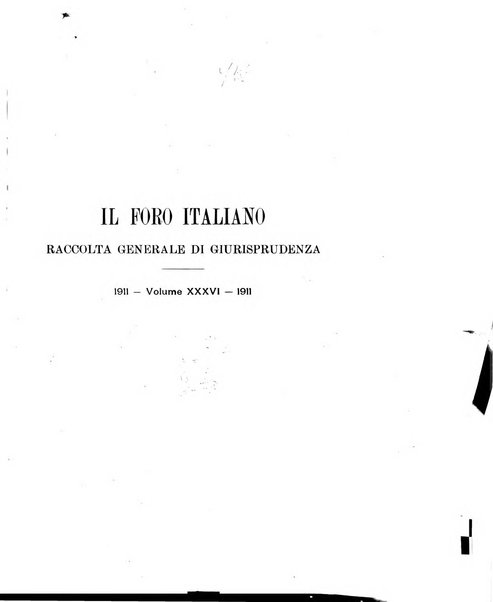 Il foro italiano raccolta generale di giurisprudenza civile, commerciale, penale, amministrativa