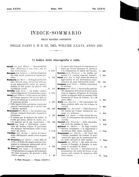 Il foro italiano raccolta generale di giurisprudenza civile, commerciale, penale, amministrativa