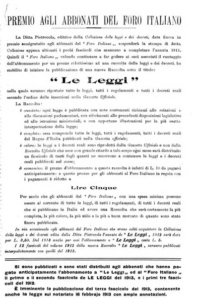 Il foro italiano raccolta generale di giurisprudenza civile, commerciale, penale, amministrativa